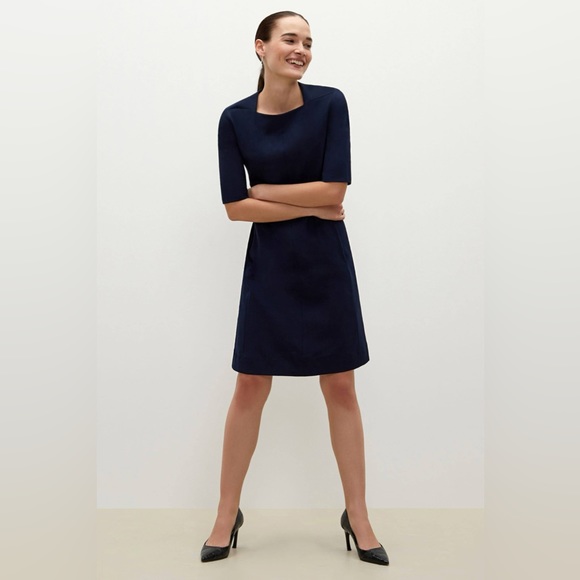 M.M. Lafleur Emily 2.0 Dress in Galaxy Blue Size 0P - Picture 4 of 10